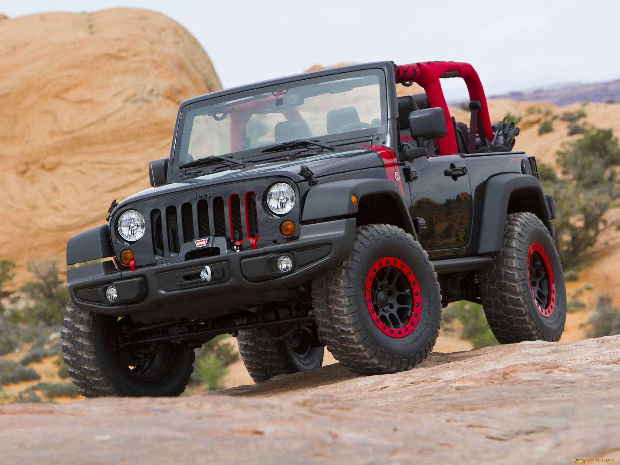 , jeep, 2014, jk, concept, red, level, wrangler